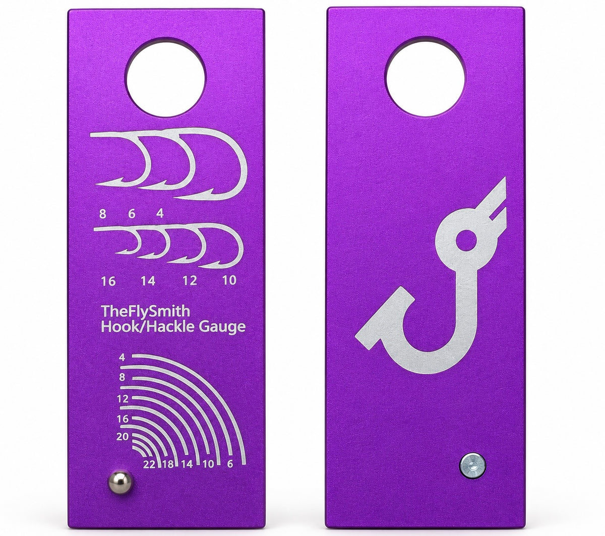 Hook and Hackle Guage