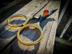 Black and 24k Gold Curved & Straight